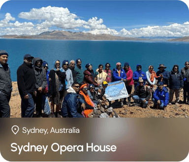 Busy Boots Group by the Lake